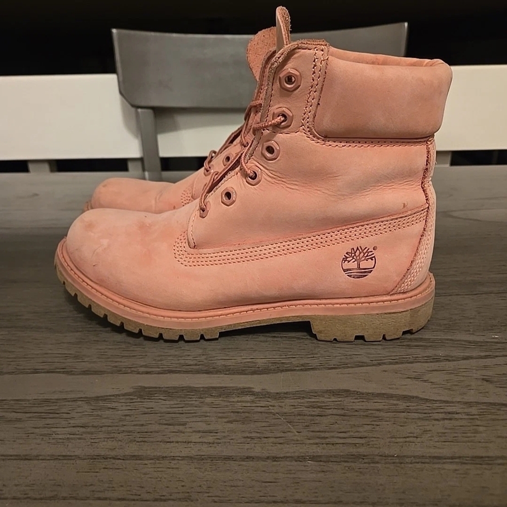 Timberland Light Pink Ankle Boots